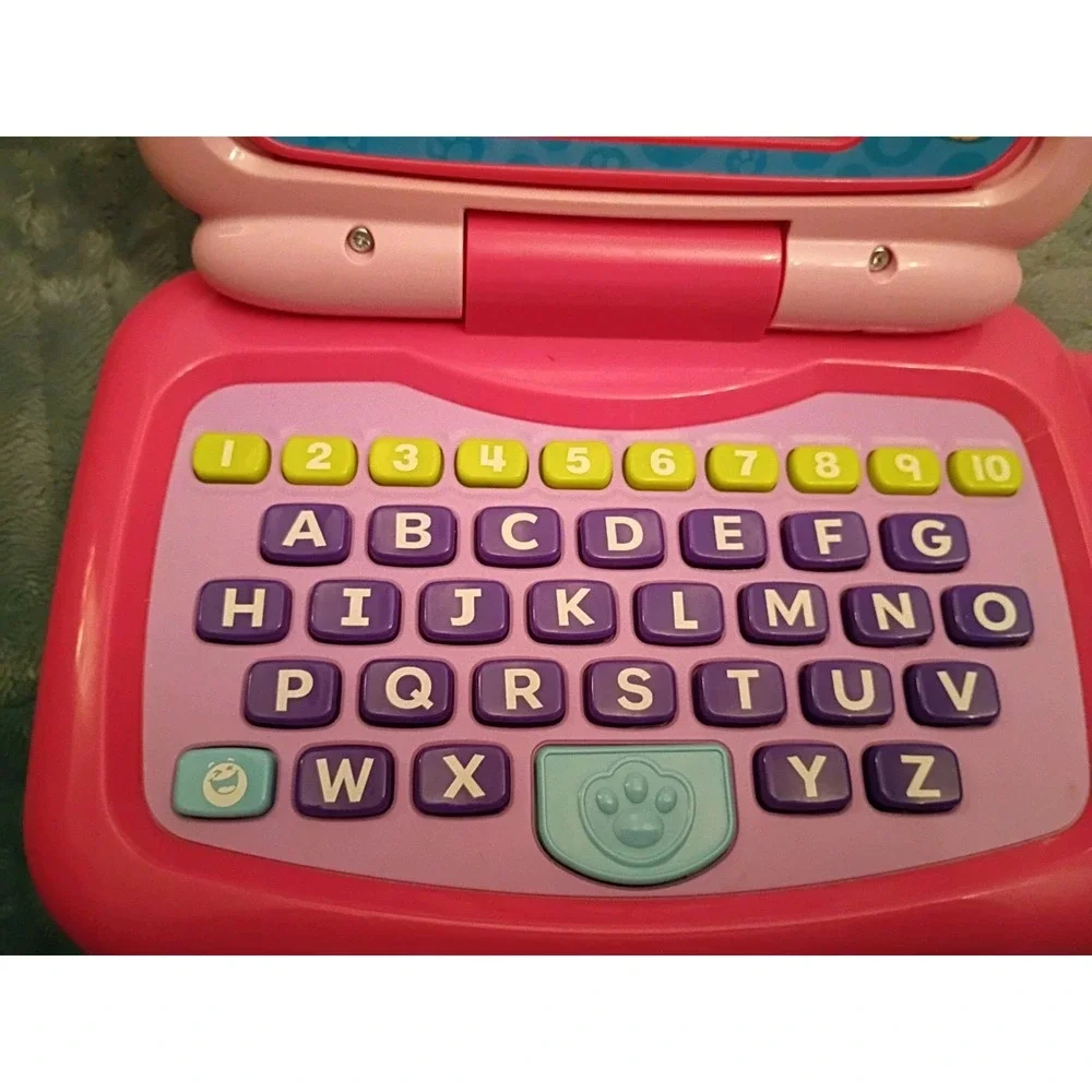 Gently Used LeapFrog 2 N 1 My Own Leaptop Touch Laptop Tablet Computer Pink 2017